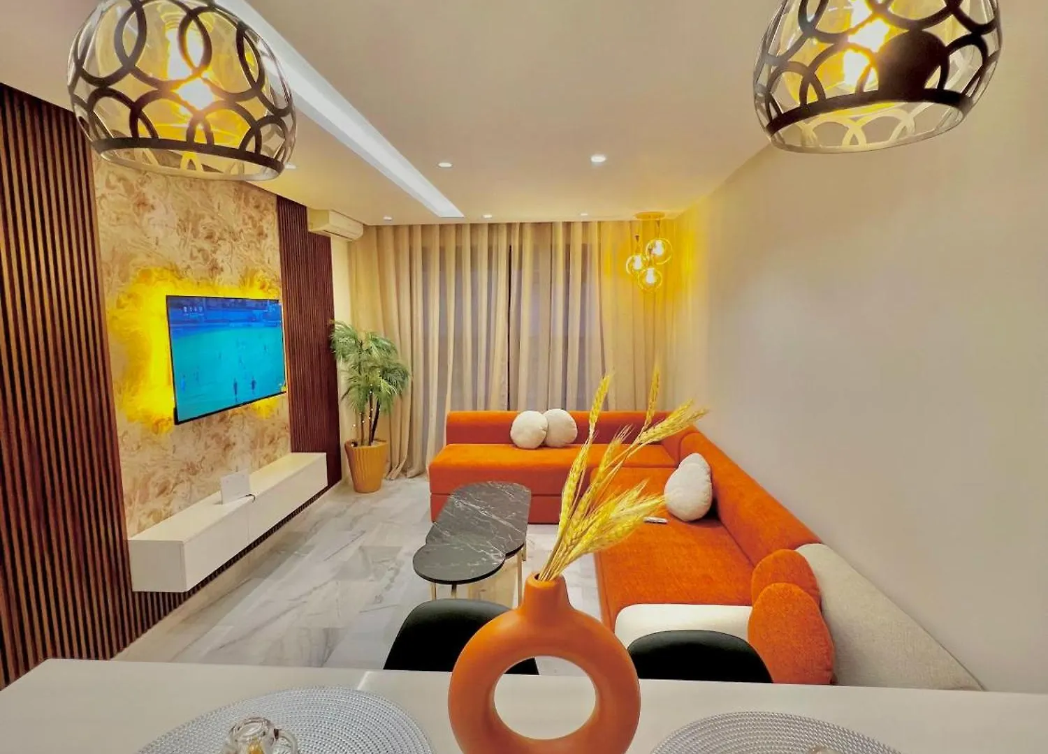As140 Elegant Coeur De Casablanca Avec Wifi Parking Et Tramway Apartment