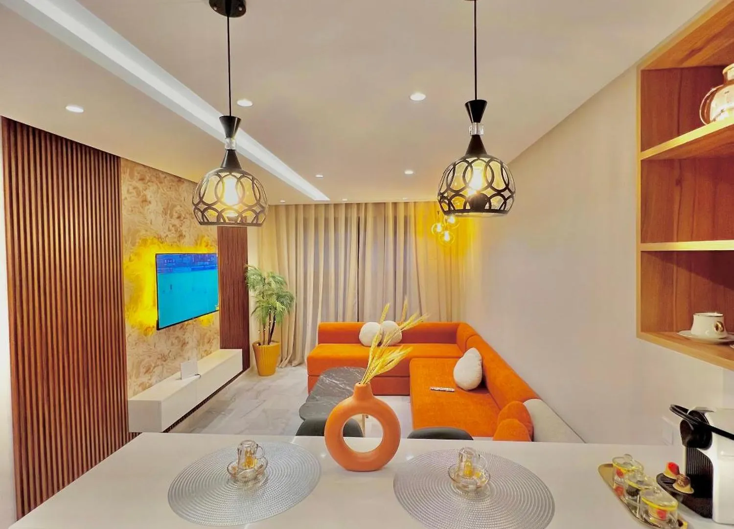 As140 Elegant Coeur De Casablanca Avec Wifi Parking Et Tramway Apartment